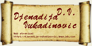 Đenadija Vukadinović vizit kartica